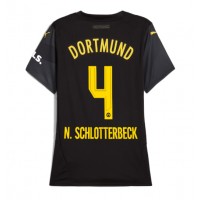 Borussia Dortmund Nico Schlotterbeck #4 Udebanetrøje Dame 2024-25 Kortærmet